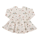 long sleeve twirl dress | into the woods - Aaria Tees Aaria Tees