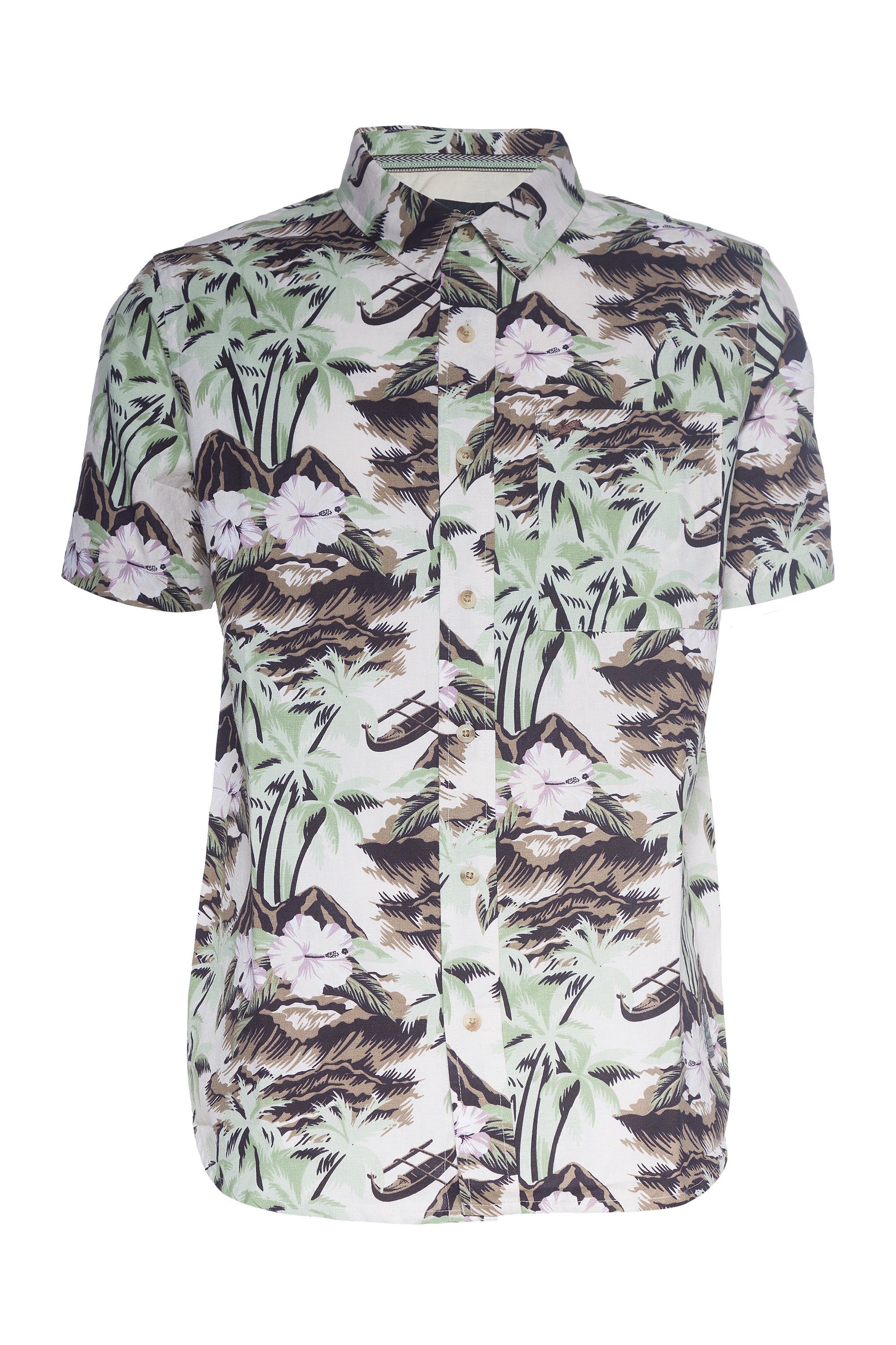 Talon | Printed Linen Shirt - Aaria Tees Aaria Tees