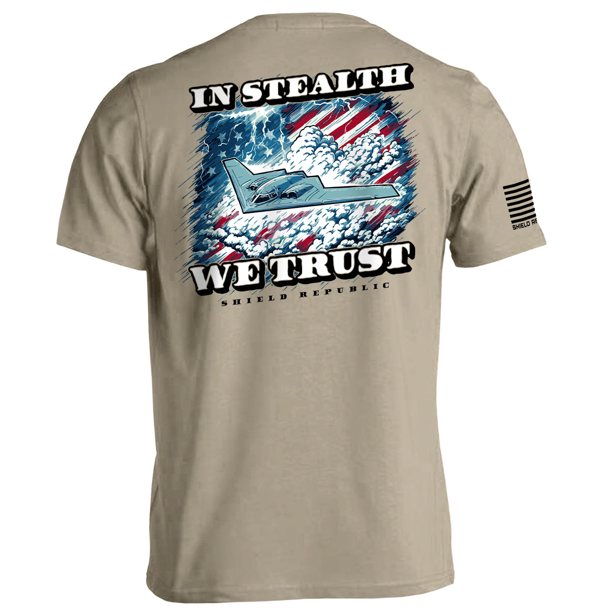 In Stealth We Trust (Black) - Aaria Tees Aaria Tees