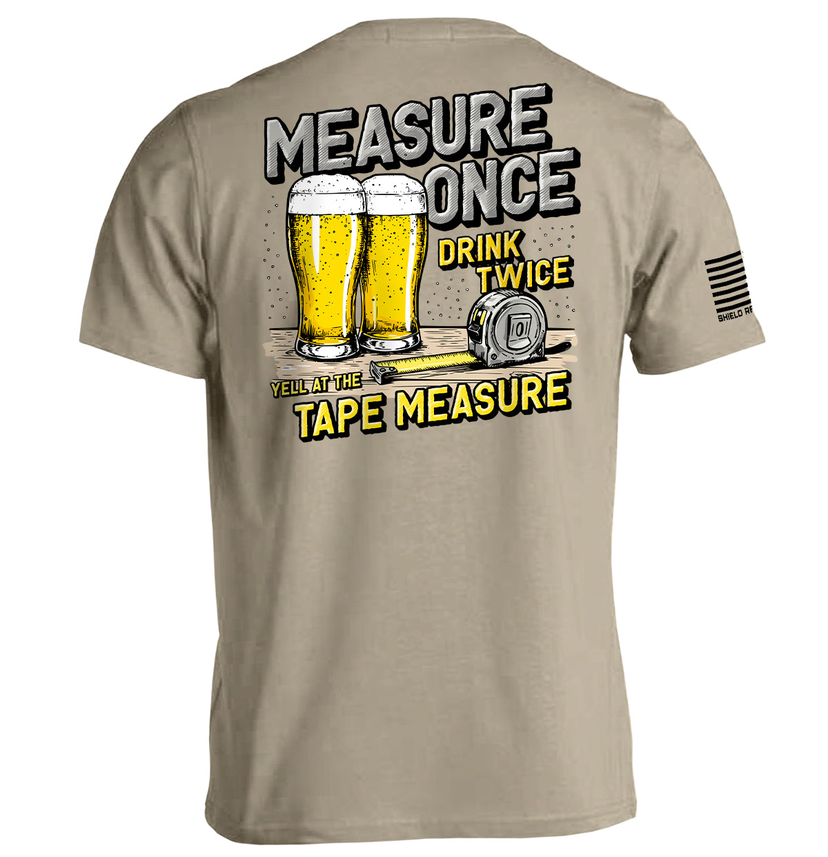 Measure Once Drink Twice - Aaria Tees Aaria Tees