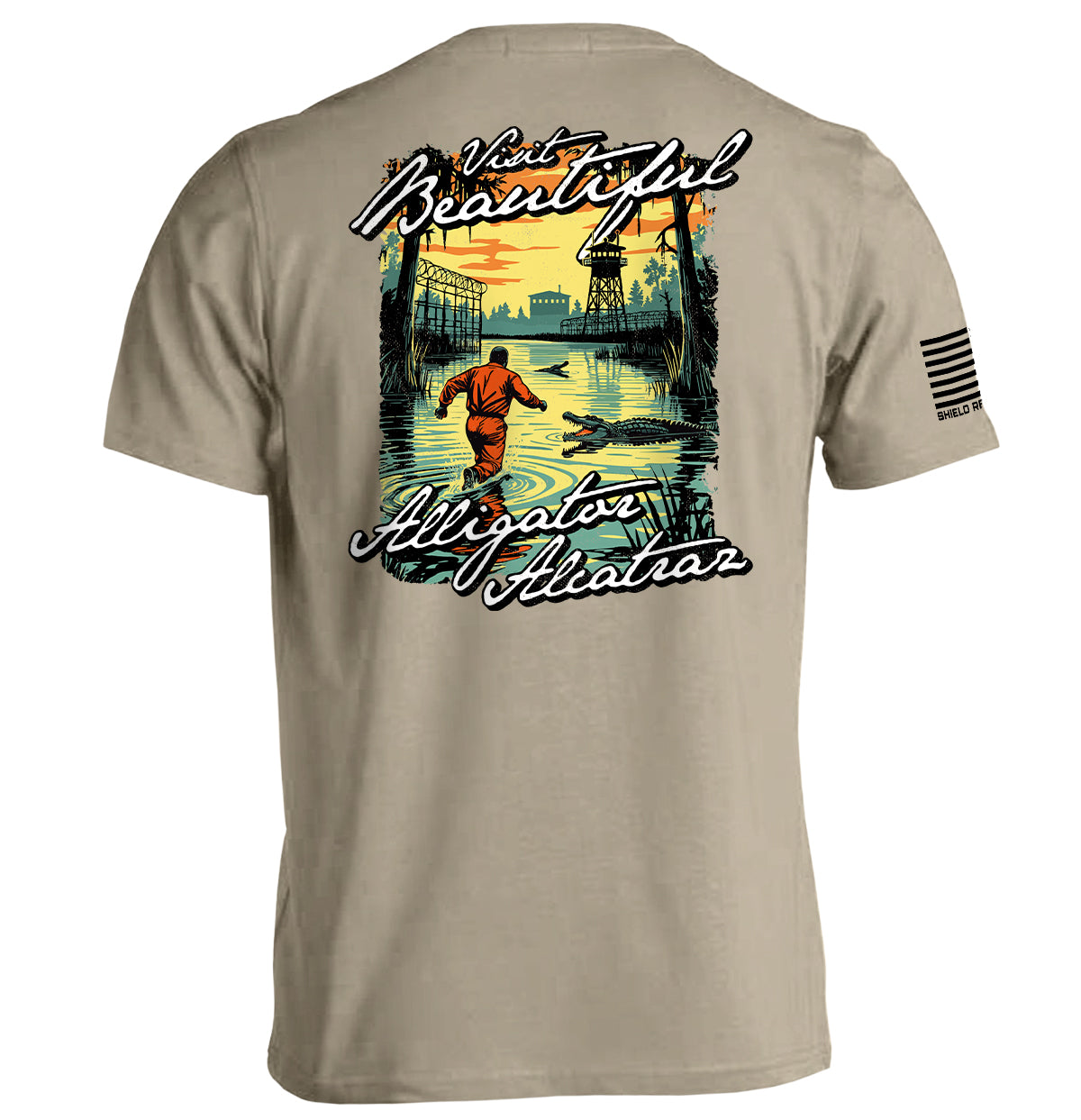 Visit Beautiful Alligator Alcatraz - Aaria Tees Aaria Tees