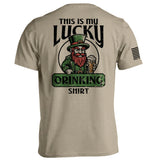 This Is My Lucky Drinking Shirt Aaria Tees