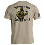 Prepared For Diaper Duty Hazmat Suit Aaria Tees