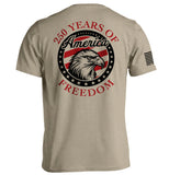 250 Years Of Freedom Eagle Circle Aaria Tees