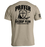 Prayer is not a backup plan - Aaria Tees Aaria Tees