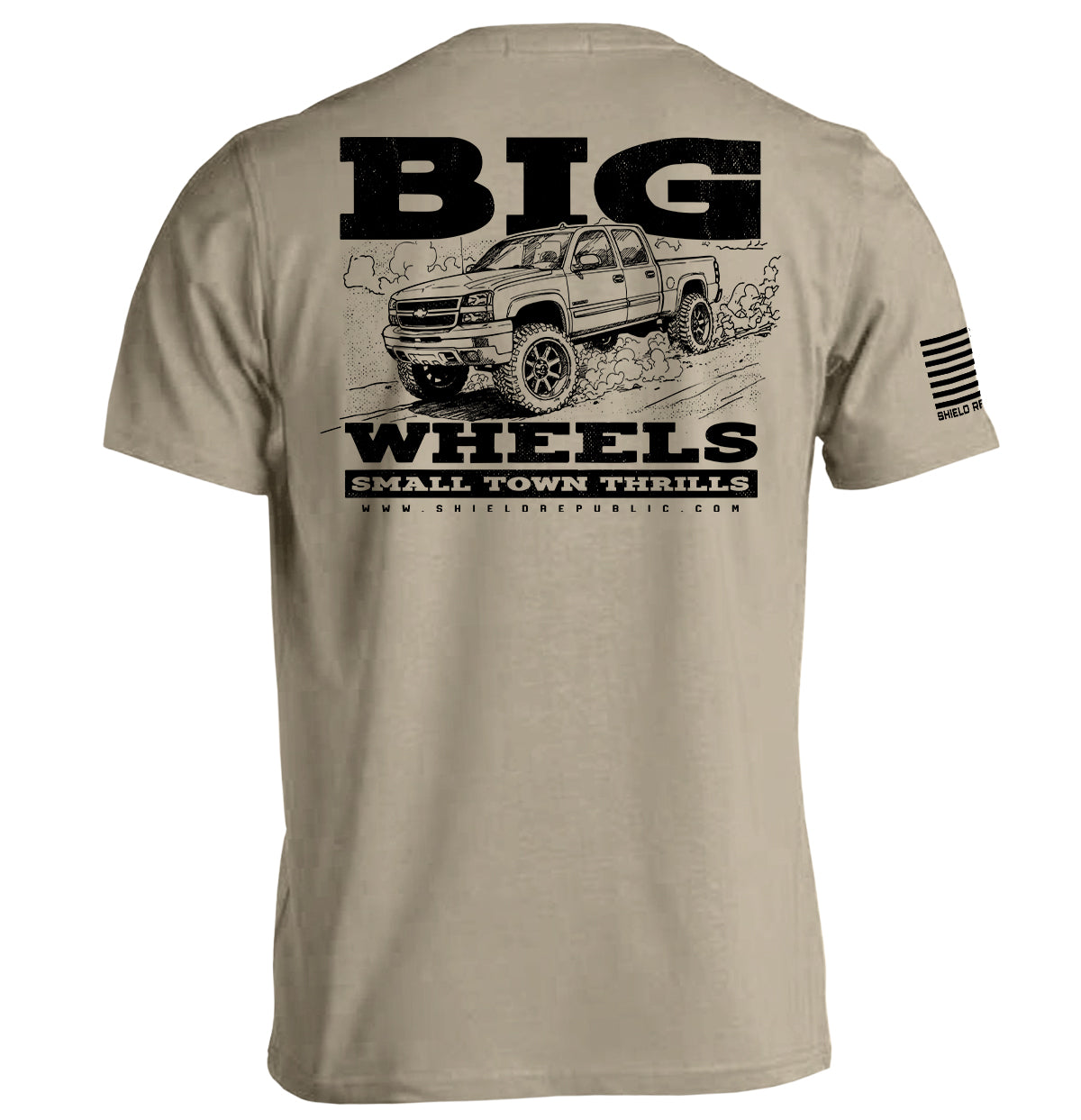 Big Wheels Small Town Thrills - Aaria Tees Aaria Tees