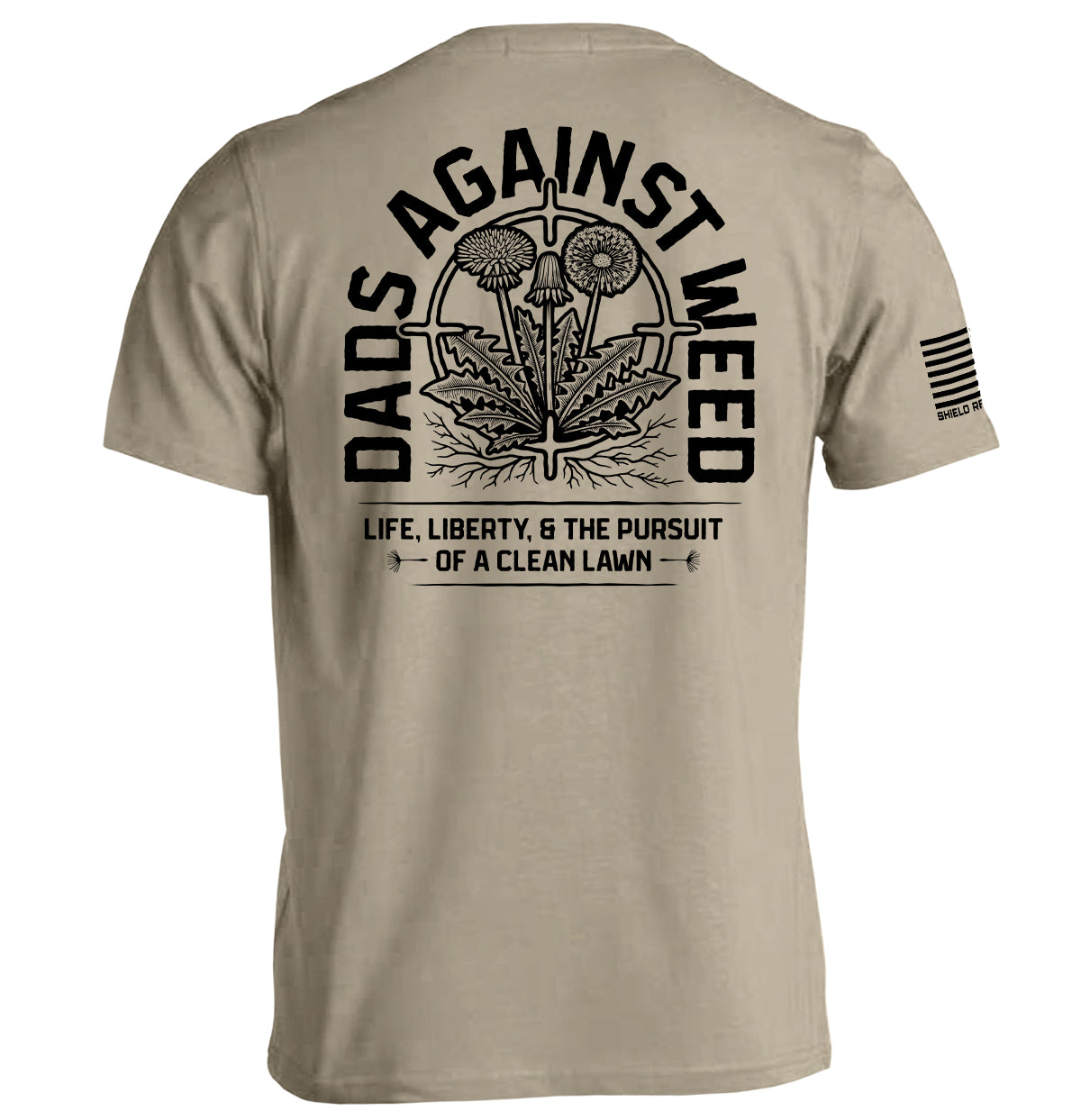 Dads Against Weed Black - Aaria Tees Aaria Tees