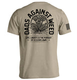 Dads Against Weed Black - Aaria Tees Aaria Tees