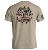 Support The Country You Live In Aaria Tees