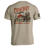 Cowboy Country Wandering The West Aaria Tees