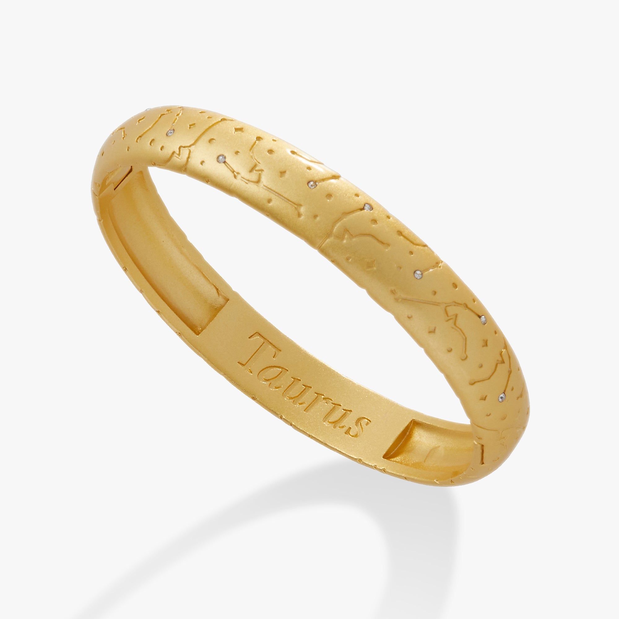 Taurus Zodiac Hinge Bangle - Aaria Tees Aaria Tees