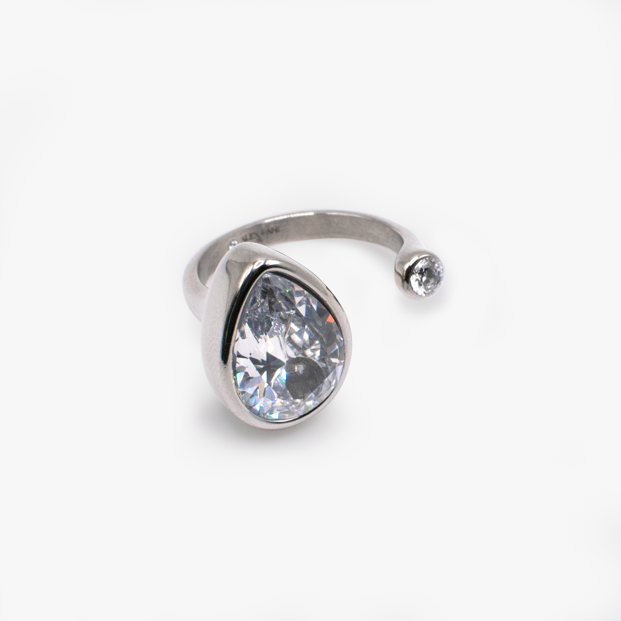 Teardrop Crystal Ring - Aaria Tees Aaria Tees
