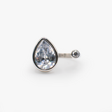 Teardrop Crystal Ring - Aaria Tees Aaria Tees