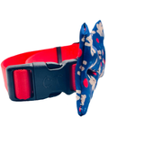 Teddy Bear Dog Bow Tie Blue Aaria Tees