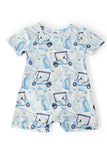 Tee Time S/S Shorty One-Piece - Aaria Tees Aaria Tees
