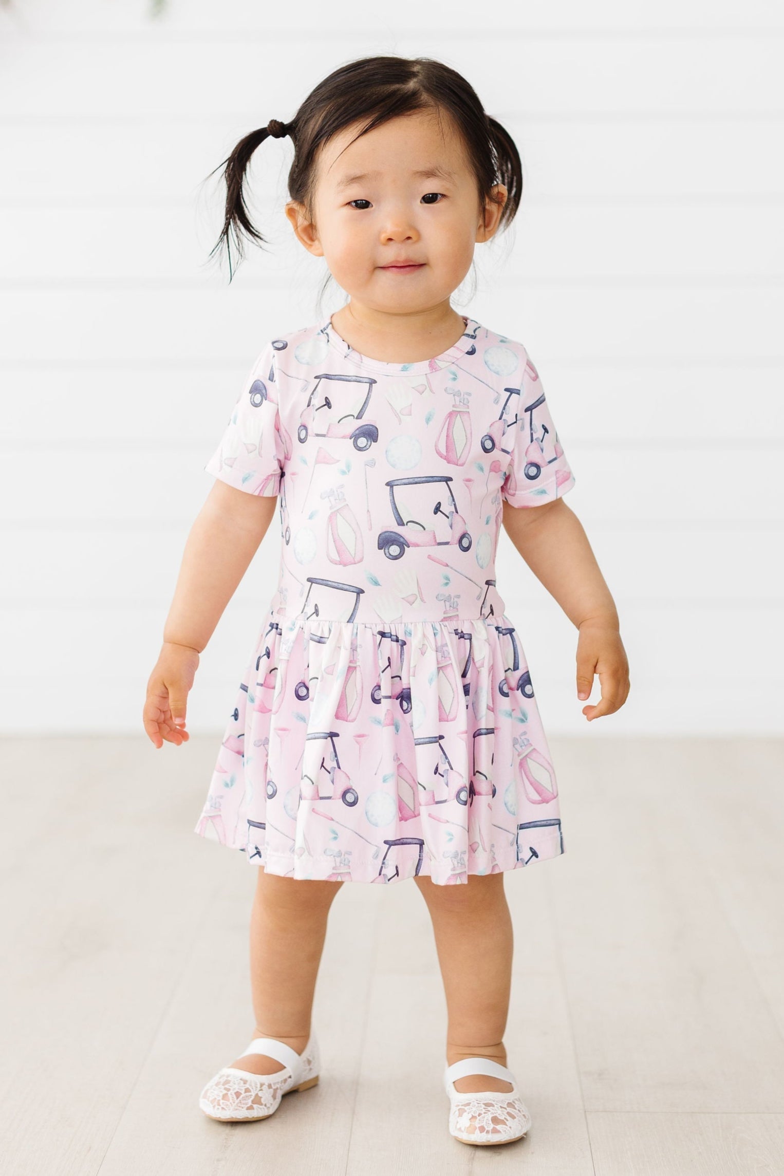 Tee Time S/S Twirl Bodysuit - Aaria Tees Aaria Tees