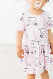 Tee Time S/S Twirl Bodysuit - Aaria Tees Aaria Tees