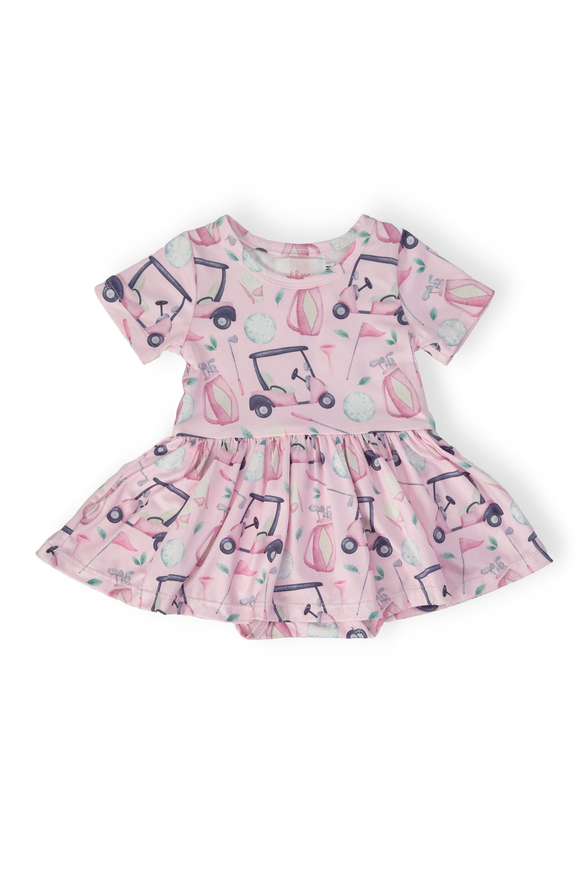Tee Time S/S Twirl Bodysuit - Aaria Tees