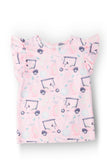 Tee Time S/S Ruffle Tee - Aaria Tees Aaria Tees