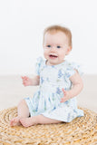Texas Bluebonnets S/S Flutter Twirl Bodysuit - Aaria Tees Aaria Tees