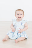 Texas Bluebonnets S/S Flutter Twirl Bodysuit - Aaria Tees Aaria Tees