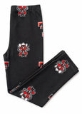 Texas Tech Black Raider Red Leggings - Aaria Tees Aaria Tees