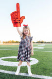 Texas Tech Plaid Raider Red Flutter Twirl Dress - Aaria Tees Aaria Tees