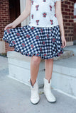 Texas Tech Plaid Raider Red Twirl Skort - Aaria Tees Aaria Tees