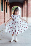 Texas Tech White Raider Red Flutter Twirl Dress - Aaria Tees Aaria Tees