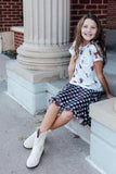 Texas Tech Plaid Raider Red Twirl Skort - Aaria Tees Aaria Tees