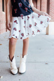 Texas Tech White Raider Red Twirl Skort - Aaria Tees Aaria Tees