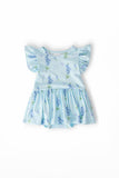 Texas Bluebonnets S/S Flutter Twirl Bodysuit - Aaria Tees Aaria Tees