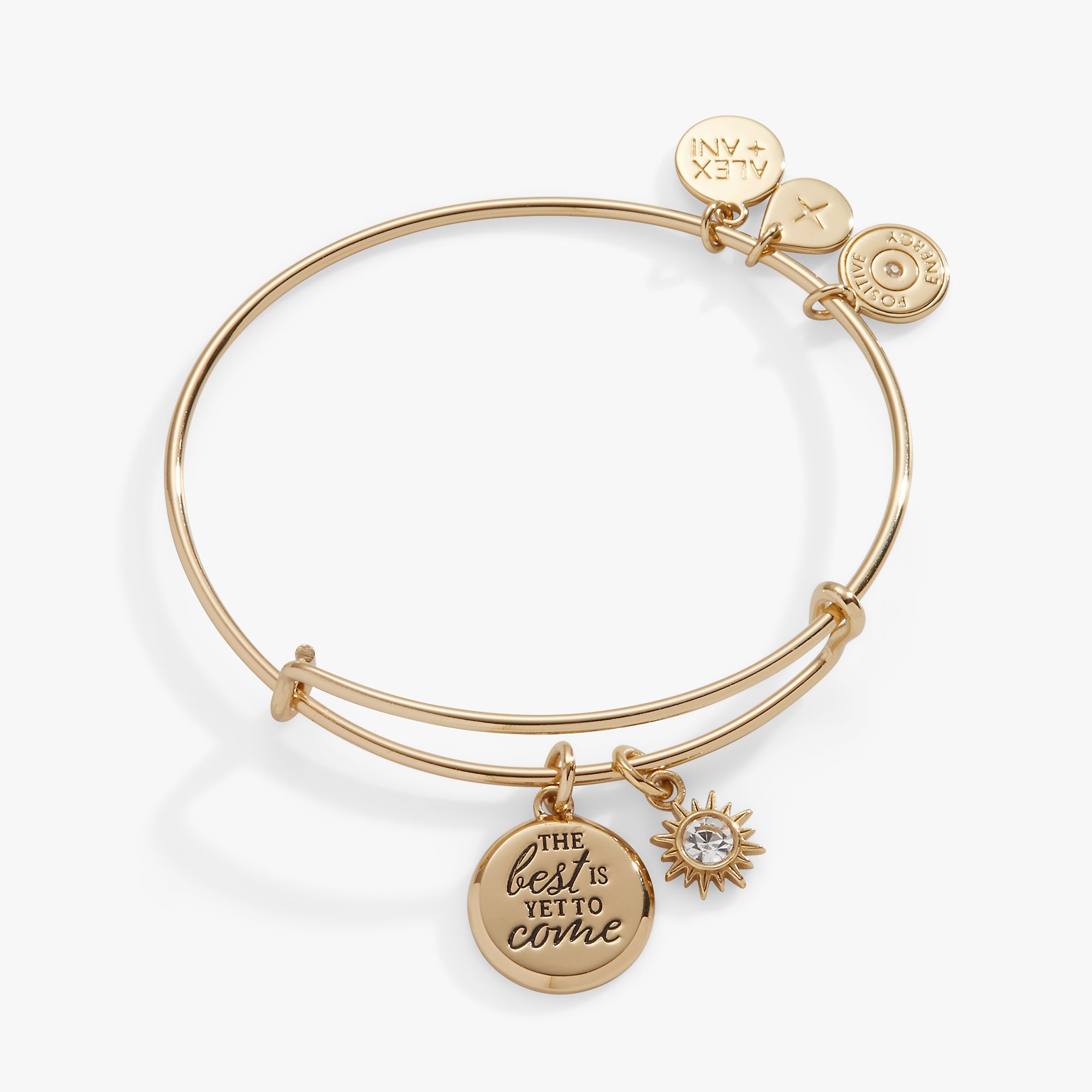 'The Best Is Yet To Come' Duo Charm Bangle - Aaria Tees Aaria Tees
