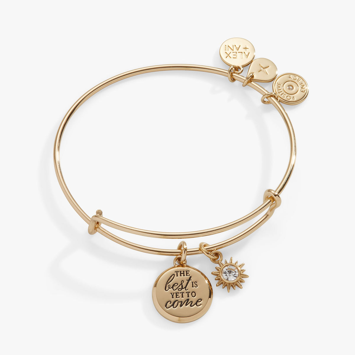 'The Best Is Yet To Come' Duo Charm Bangle - Aaria Tees