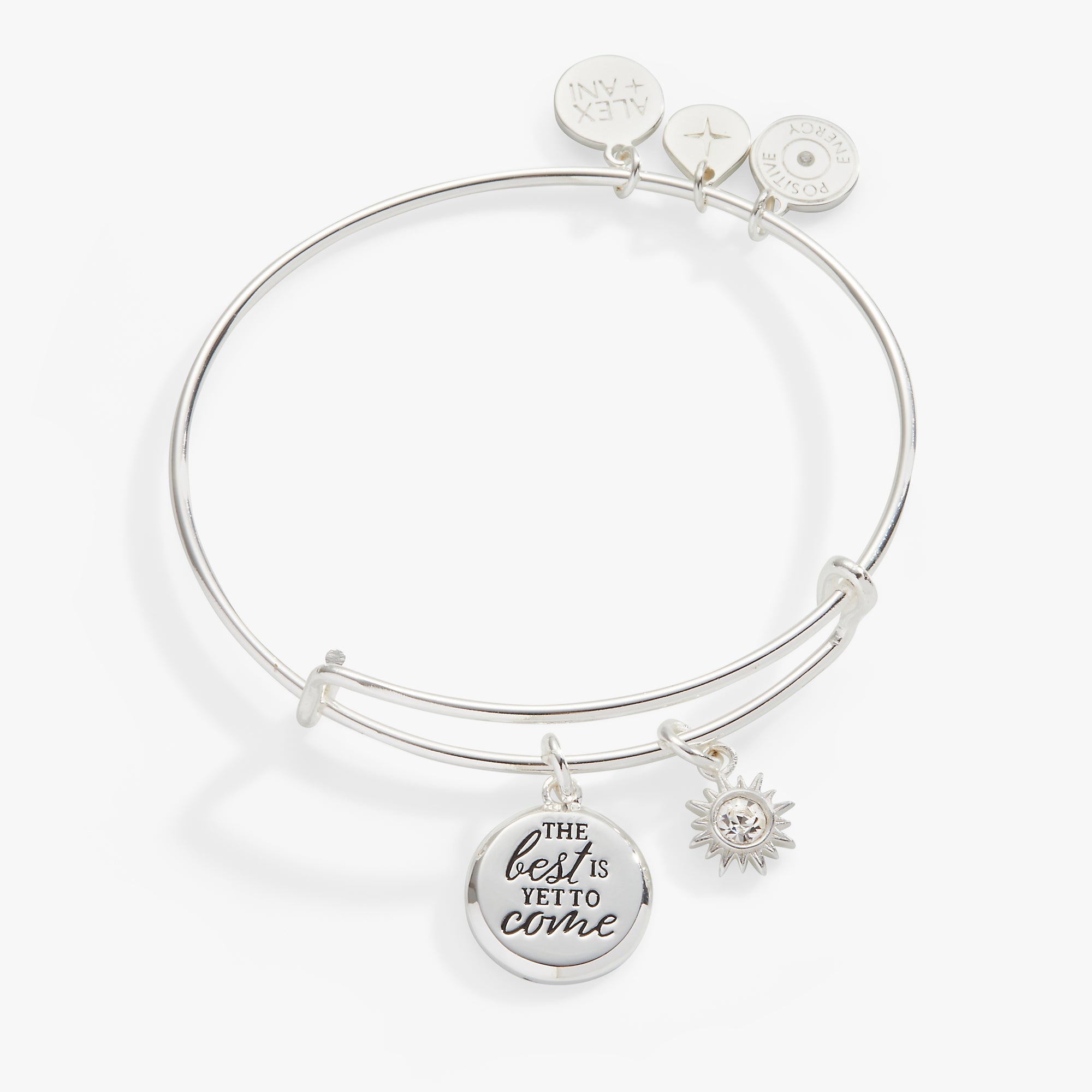 'The Best Is Yet To Come' Duo Charm Bangle - Aaria Tees Aaria Tees