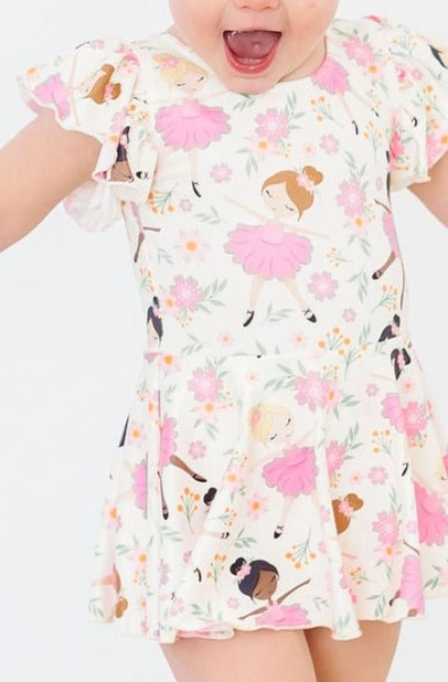 Tiny Dancer S/S Twirl Leotard - Aaria Tees Aaria Tees