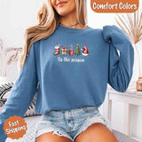 Tis The Season Comfort Colors Long Sleeve Christmas Shirt - Aaria Tees Aaria Tees