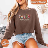 Tis The Season Comfort Colors Long Sleeve Christmas Shirt - Aaria Tees Aaria Tees