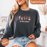 Tis The Season Comfort Colors Long Sleeve Christmas Shirt - Aaria Tees Aaria Tees