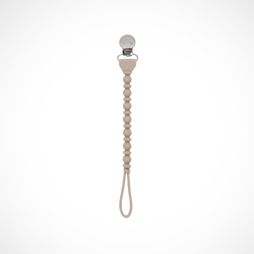 Toast Silicone One-Piece Pacifier Clip - Aaria Tees Aaria Tees