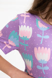 SALE Too Cool Tulips S/S Pocket Twirl Dress - Aaria Tees Aaria Tees