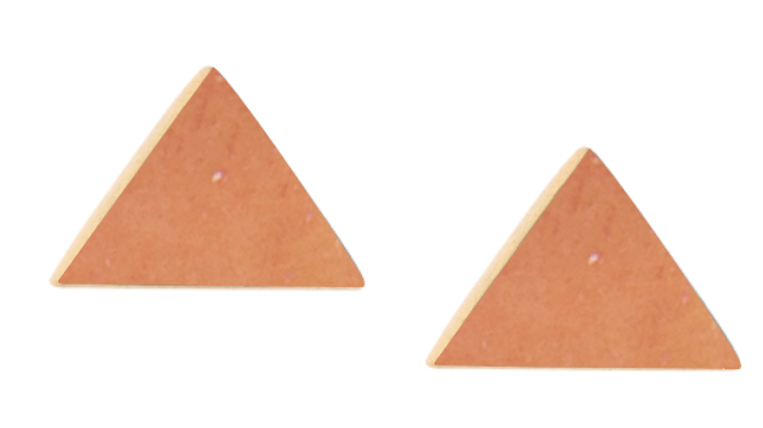 Tri Stud Earrings - Aaria Tees Aaria Tees