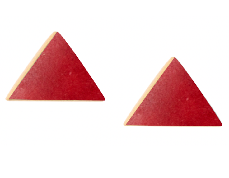 Tri Stud Earrings - Aaria Tees Aaria Tees