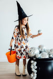 Trick or Twirl 3/4 Sleeve Pocket Twirl Dress Aaria Tees