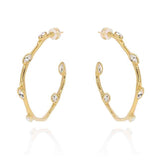 Trishelle CZ Hoop Aaria Tees