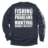 Fishing Solves Most Of My Problems - Aaria Tees Aaria Tees