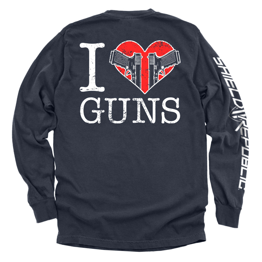 I Love Guns - Aaria Tees Aaria Tees