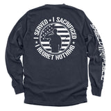 I Served I Sacrificed I Regret Nothing Aaria Tees