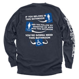 If You Belong In This Bathroom Aaria Tees
