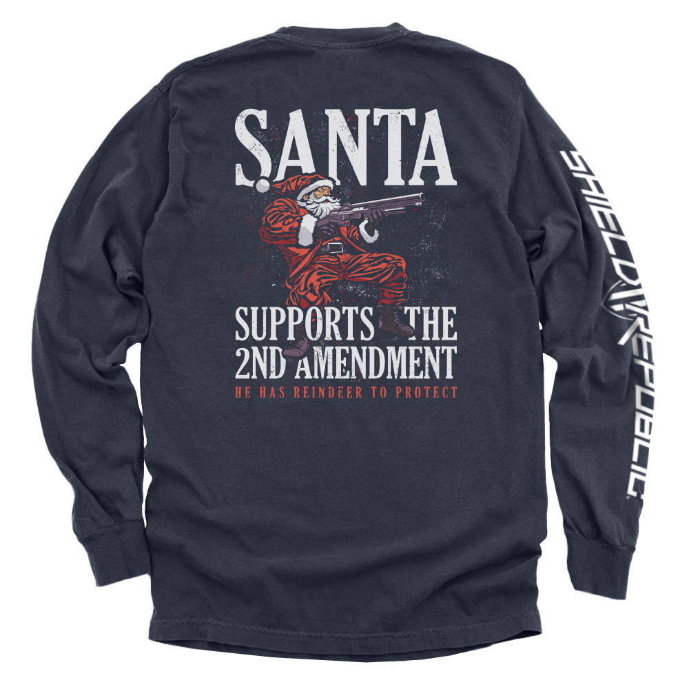Santa Supports the 2nd Amendment - Aaria Tees Aaria Tees